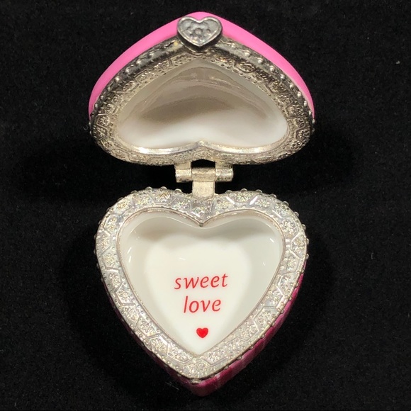 HEART CERAMIC TRINKET BOX by Hallmark - Picture 7 of 8
